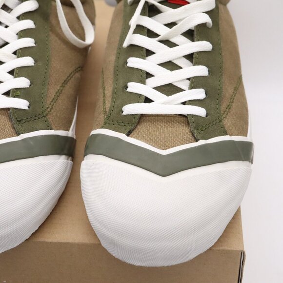 Rare HTF Losers Brand Mens Shoes Olive Drab Canvas Schooler Lo (US 10.5)(EU 44) - Picture 5 of 16